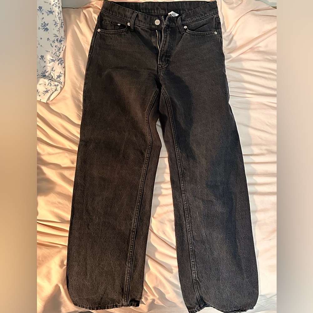 DARK JEANS MID RISE